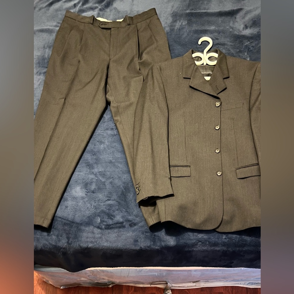 Grafton Two Piece Black Suit